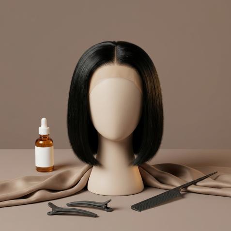 14" 13x4 lace Natural real hair wig NEWTOP BOBO STW