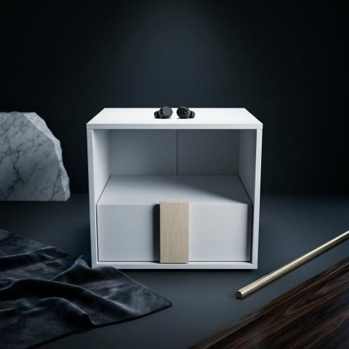 Modern white altura night cabinet DH-M143