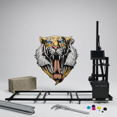 3D Vertical Wall Printer Machine 3D Inkjet Printer for Wall Printing