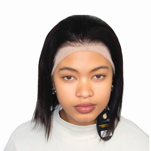 8" lace Natural human  hair wig Lace Wig NEWTOP BOBO STW 13x4