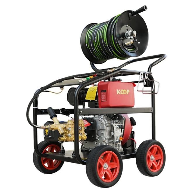 High-Pressure Jet Washer with Reliable Pump and Motor Pipe Dredging Machine