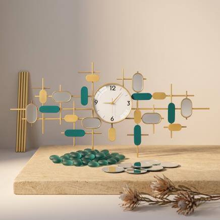 Luxury Living Room Wall Clock 6014B