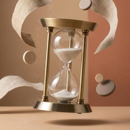 Hourglass Sand Watch Metal Sand Timer